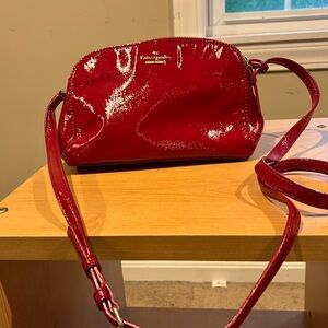 Kate spade red patent leather bag